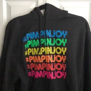 #pimpinjoy hoodie neon color way